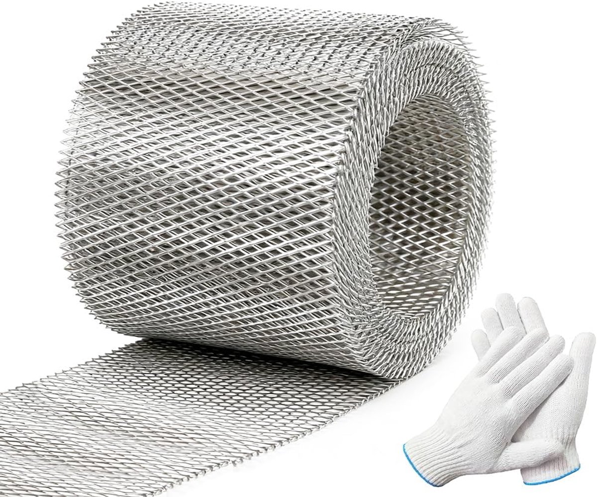 Goot Bescherming - Bladervanger - Dakgoot - Op Maat Te Knippen - 12.7 cm x 600 cm - Zilver
