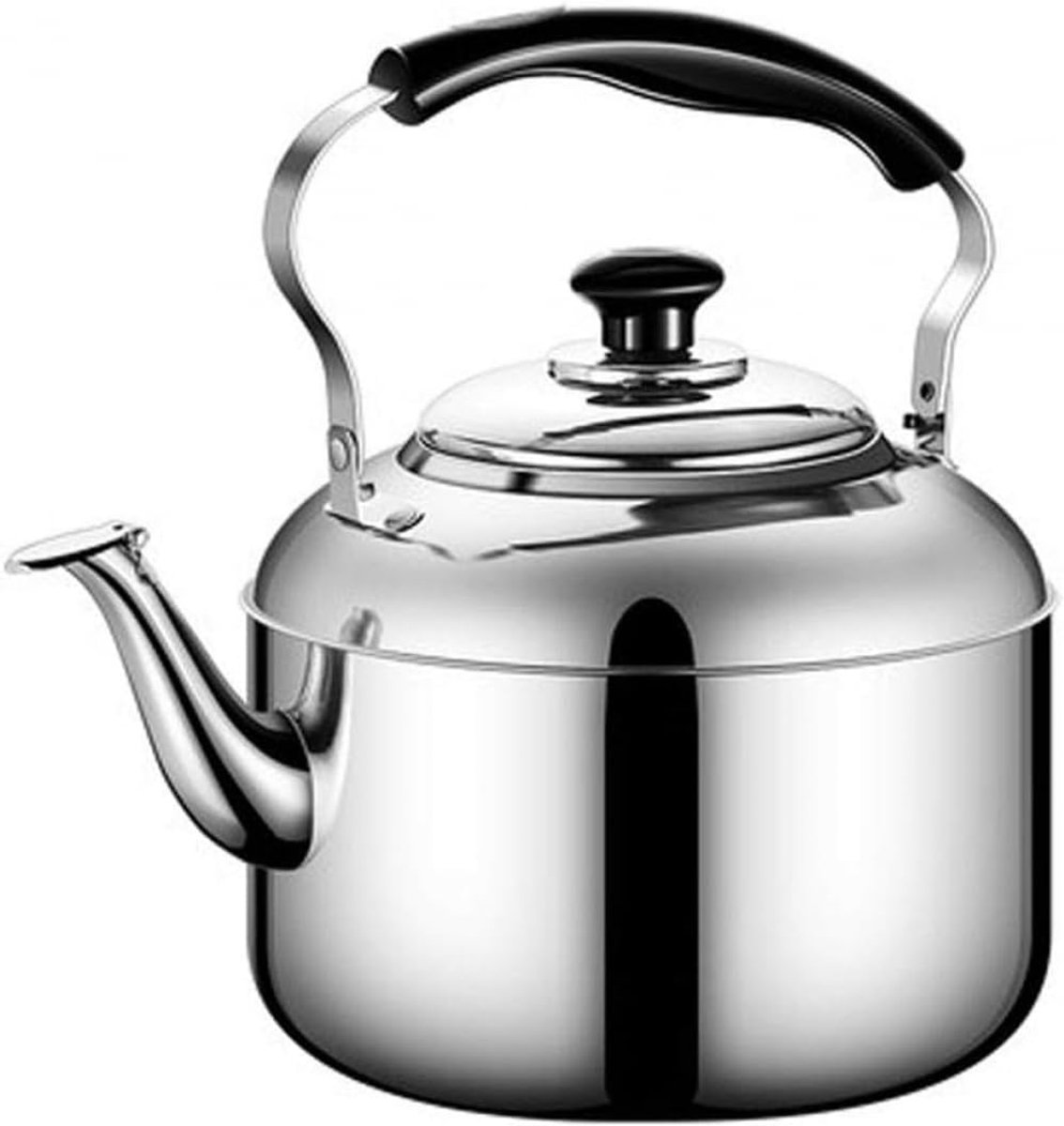 Fluitketel - Waterkoker Snelkook - Koffie en Thee - Geïsoleerde Handgreep - 6L Capaciteit