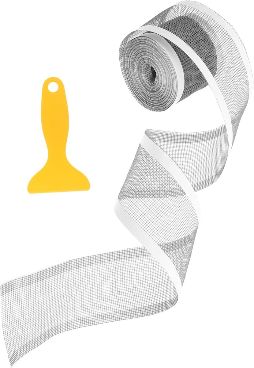 Afvoer Filter Stickers - Douche Putje Beschermers - Badkamer Net Houden - Zelfklevend Fijn Gaas - 1000cm Rol - Zwart
