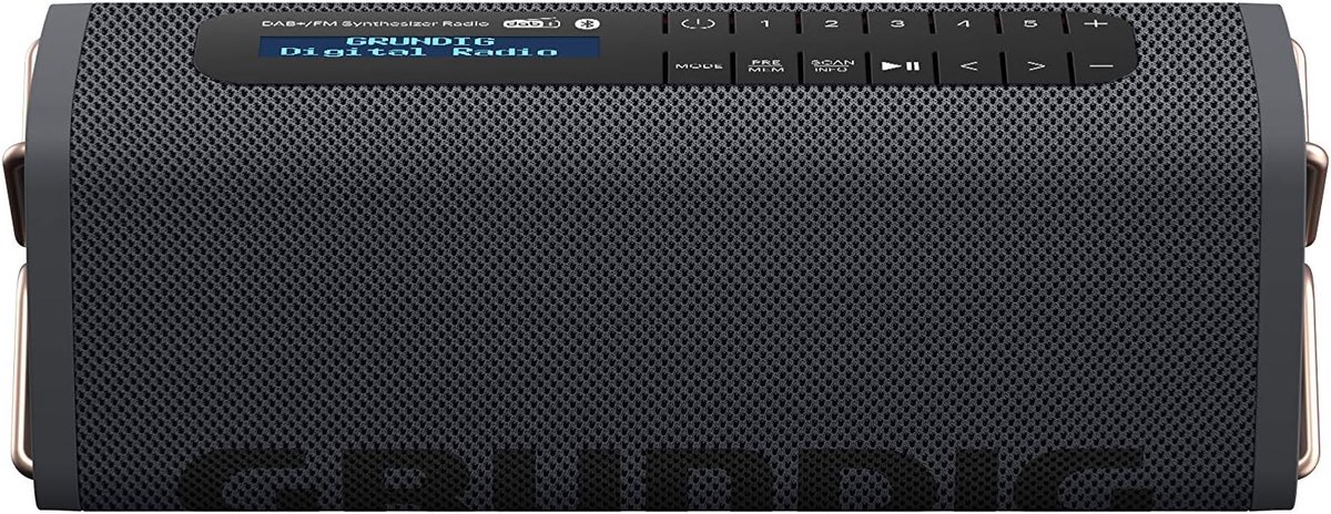 Draagbare Bluetooth Speaker - Draadloze Muziekbox - Radio Luisteren - 30 Meter Bereik - 7x20x7 cm - Zwart