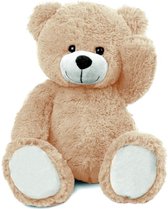 Teddybeer Barry (Lichtbruin) Pluche Knuffel XXL 100 cm – Grote XXL Teddybeer 100cm – XL Knuffelbeer extra Groot