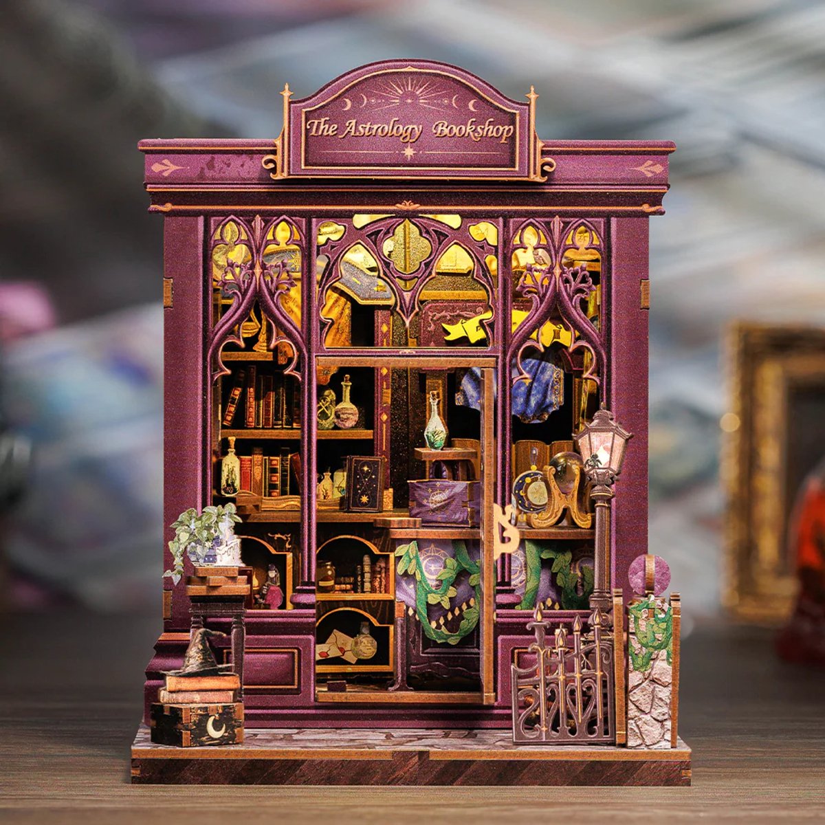 CuteBee Miniatuurhuisje - Modelbouw - Modelbouwpakket - 3D Houten Puzzel - DIY Bouwpakket Volwassenen - Constructiespeelgoed - The Astrology Bookshop — afbeelding 10