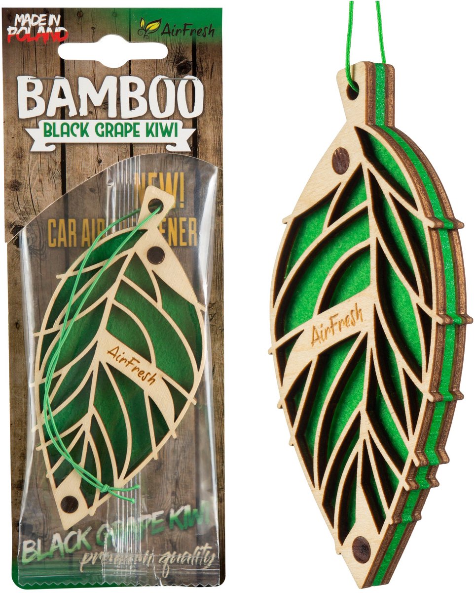 Tryzo bamboo black grape kiwi