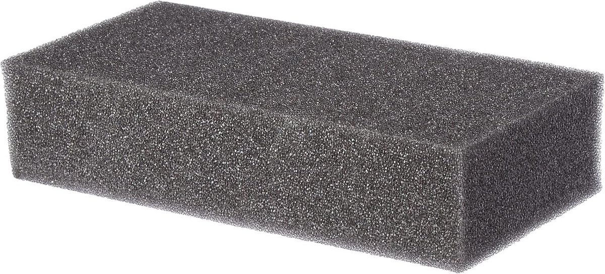 Wax Spons - Aanbrengspons - Auto Waxen - Speciale Materiaalstructuur - 18 cm Lengte - Grijs