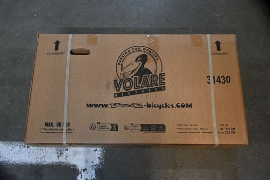 Volare Ashley Kinderfiets - Meisjes - 14 inch - Wit van Volare — afbeelding 4