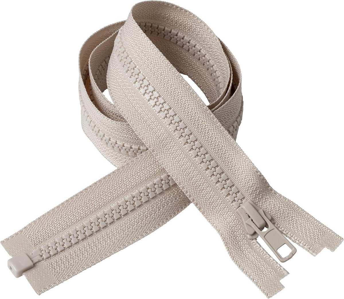 Ritssluiting Set - Naai Ritsen - Kleding Reparatie - Deelbaar Ontwerp - 65 cm - Beige