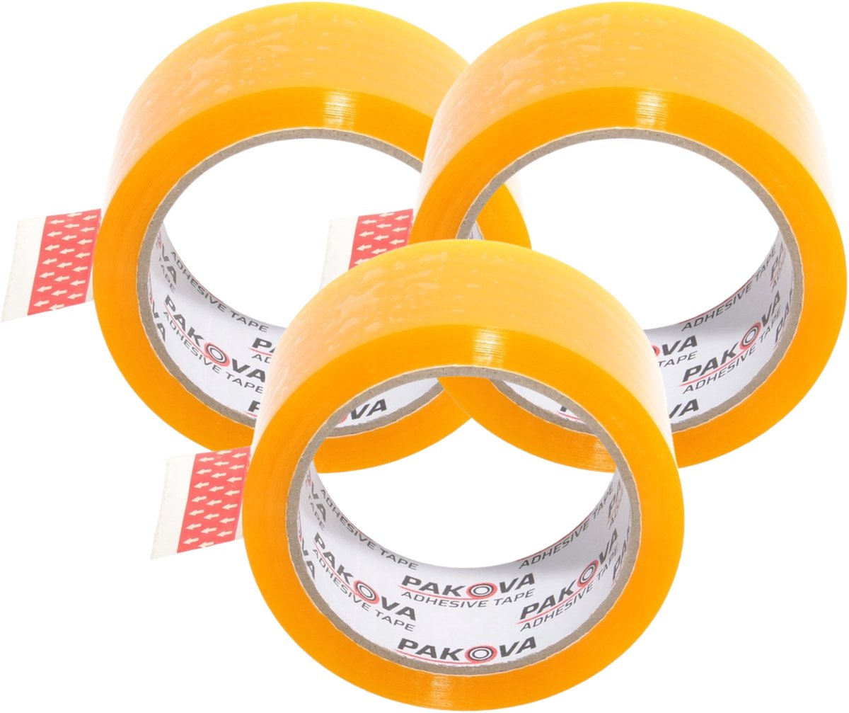 Pakova Pro Serie - Verpakkingstape - 48/66y - Honey - Sterk