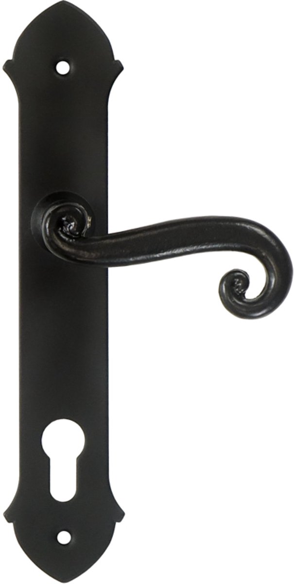 SEART Group - Malta Deurkruk - Zwart - 90mm Sluitschild - Hoogwaardige Staal