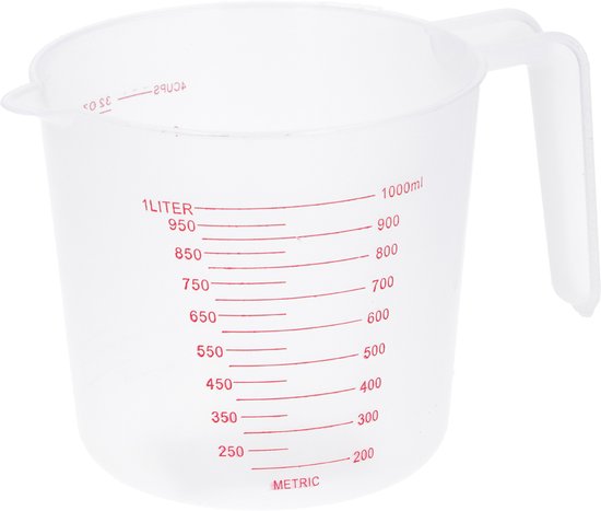 Foto: Kunststof maatbeker 1 liter