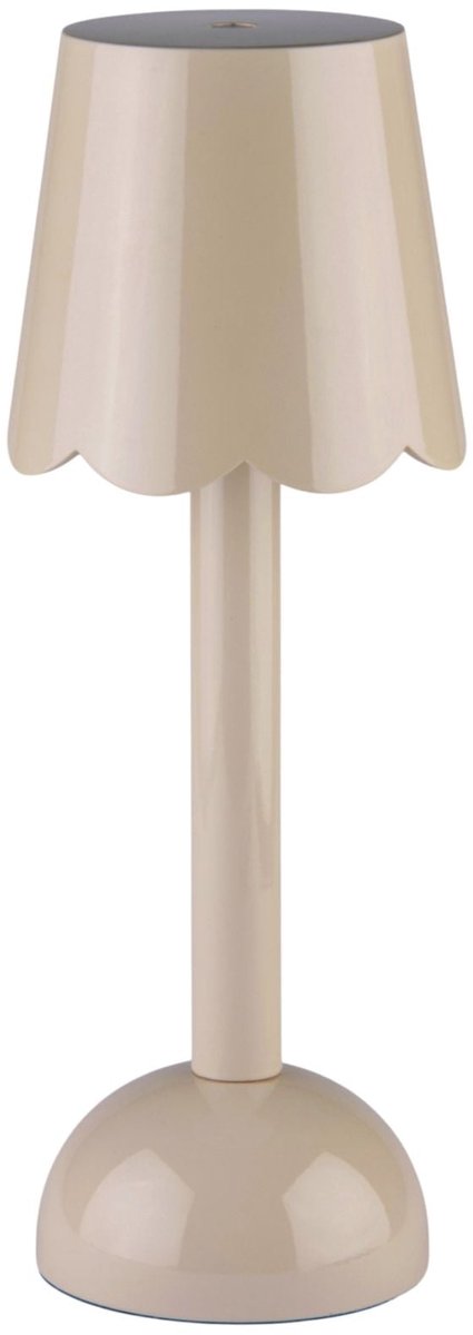 Addison Ross - Scallop LED tafellamp 28cm Cappuccino - Tafellampen