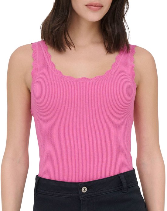 JDY Nanna Scallop Edge Top Dames - Taille S