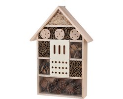 Groot vlinderhuis/bijenhuis/wespenhotel voor insecten 51 cm - Tuindecoratie - Diervriendelijk - Hotel/huis voor insecten - Lieveheersbeestjehuis