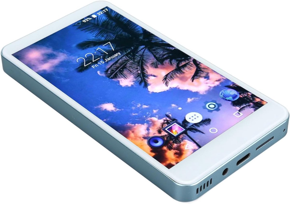 Digitale Muziekspeler - MP4 speler - Draagbare Audio - 256 GB Opslag - 5 Inch Scherm - Blauw