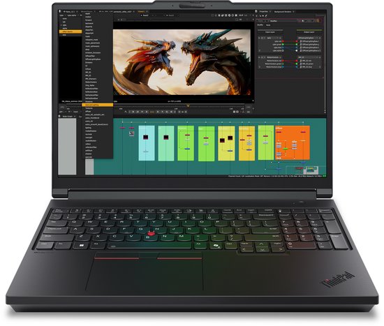 Lenovo ThinkPad T16g Gen 3 Intel Core Ultra 9 275HX Laptop 40,6 cm (16") WQUXGA 48 GB DDR5-SDRAM 1 TB SSD NVIDIA GeForce RTX 5090 Laptop GPU Wi-Fi 7 (802.11be) Windows 11 Pro Engels Zwart - Lenovo - Hoofdafbeelding