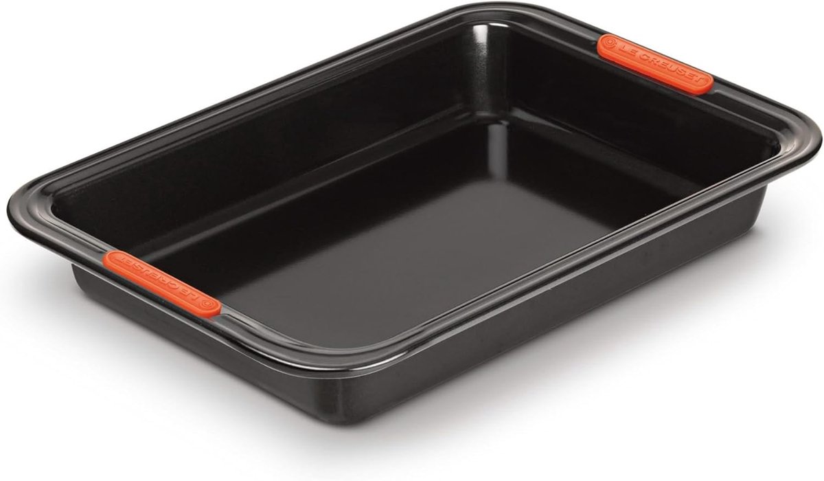 Rechthoekige Bakvorm - Ovenschaal Cake - Zelf Bakken - Verstevigde Rand - 33 cm - Zwart