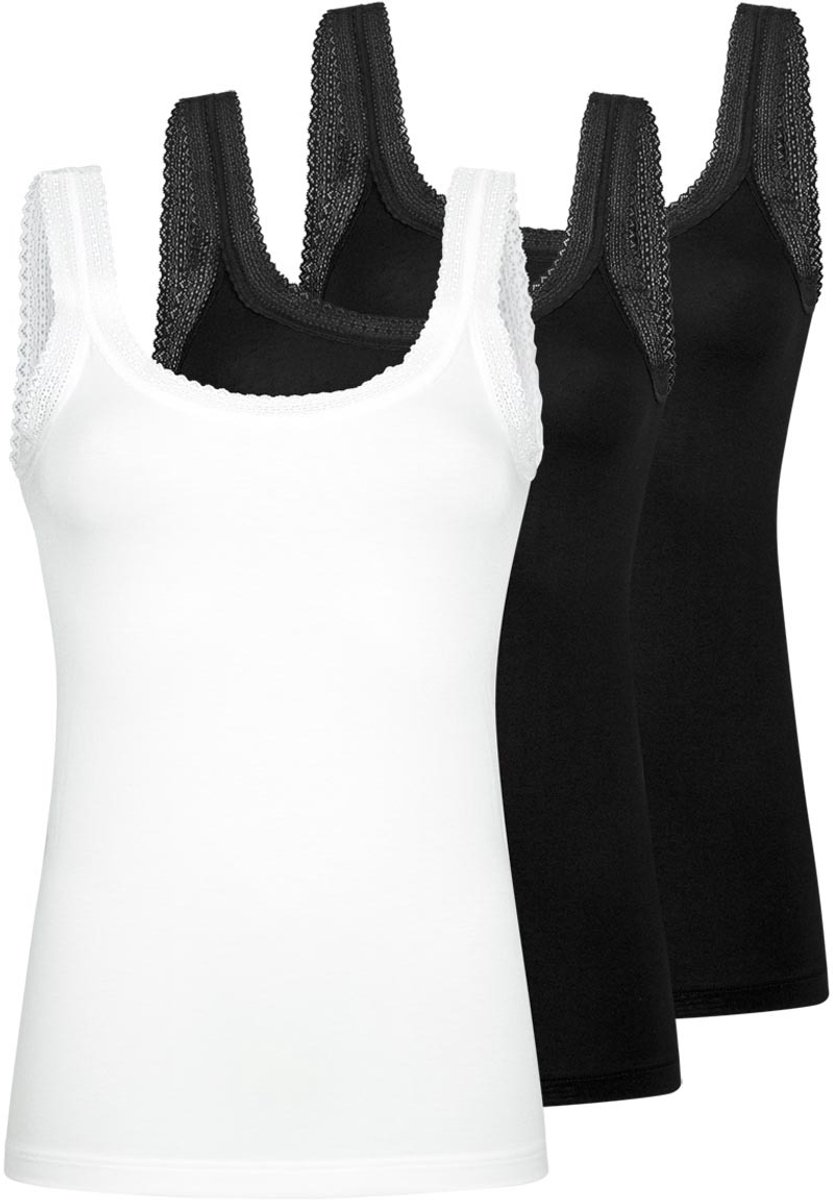 Mey Dames onderhemd 3 pack Modal Lace