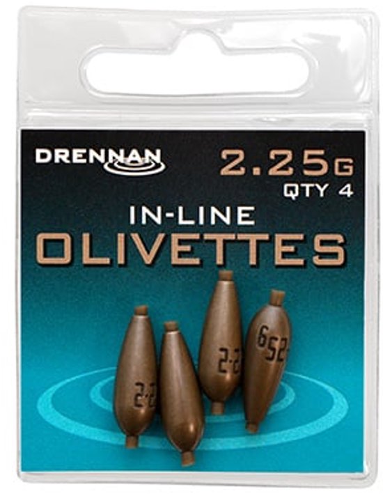 Drennan In-Line Olivette - Lood - 2.75g - Brons van Drennan — afbeelding 4