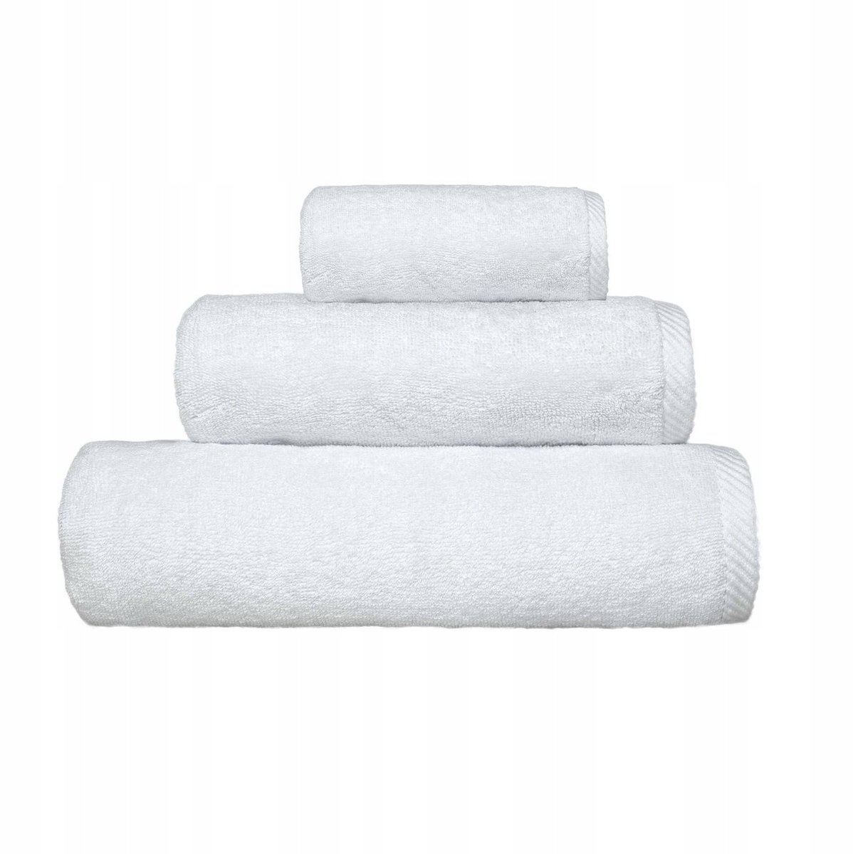 123Obrusy - Hotelhanddoek - 50x100 cm - Wit - Frote - 100% Katoen
