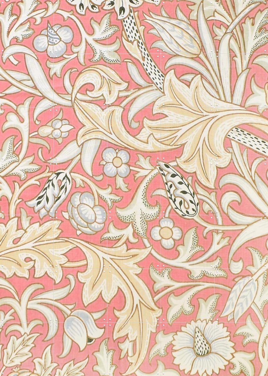 IXXI Trent, William Morris & Victoria and Albert Museum - 100 x 140 cm - Gratis ophangtool - Grote wanddecoratie en posters - Art Deco, Vintage