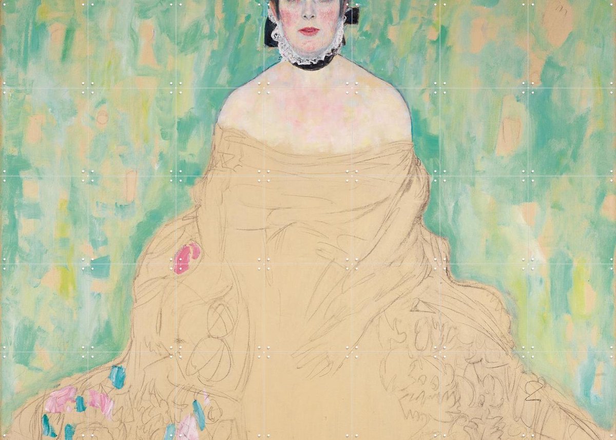 IXXI Amalie Zuckerkandl 1917, Gustav Klimt & Bridgeman Images - 140 x 100 cm - Gratis ophangtool - Grote wanddecoratie en posters - Olieverf, Art