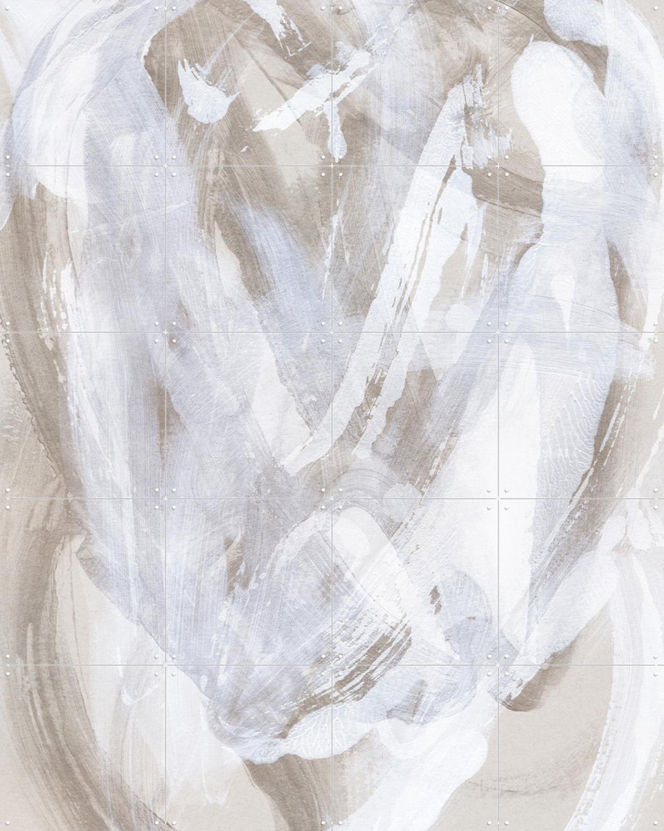 IXXI Abstract Brush Strokes 146, Mareike Böhmer - 80 x 100 cm - Gratis ophangtool - Grote wanddecoratie en posters - Abstract, Aquarel, Kwaststreken