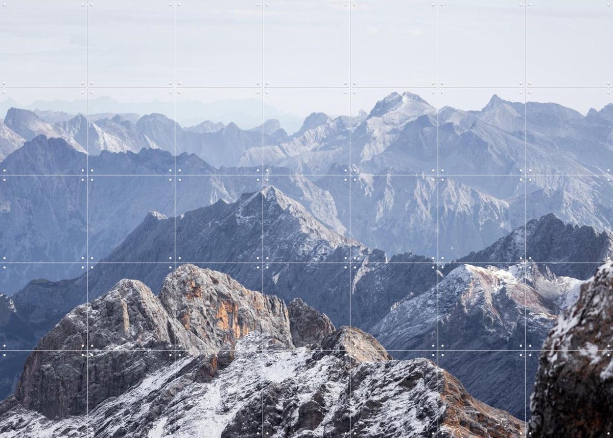 IXXI Mountain View 4, Mareike Böhmer - 140 x 100 cm - Gratis ophangtool - Grote wanddecoratie en posters - Fotografie, Minimalisme, Realisme