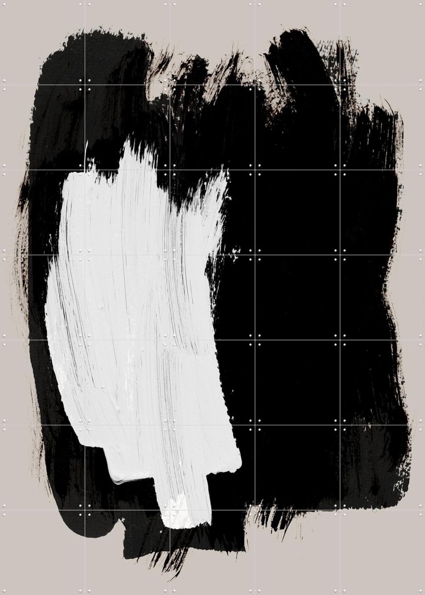 IXXI Abstract Brush Strokes 16, Mareike Böhmer - 100 x 140 cm - Gratis ophangtool - Grote wanddecoratie en posters - Kwaststreken, Abstract