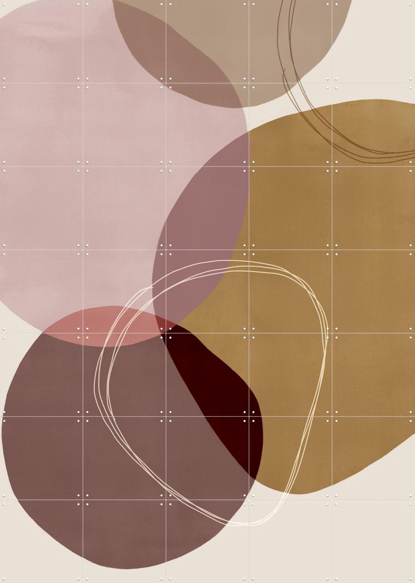 IXXI Graphic 249, Mareike Böhmer - 100 x 140 cm - Gratis ophangtool - Grote wanddecoratie en posters - Line art, Abstract, Grafisch Ontwerp