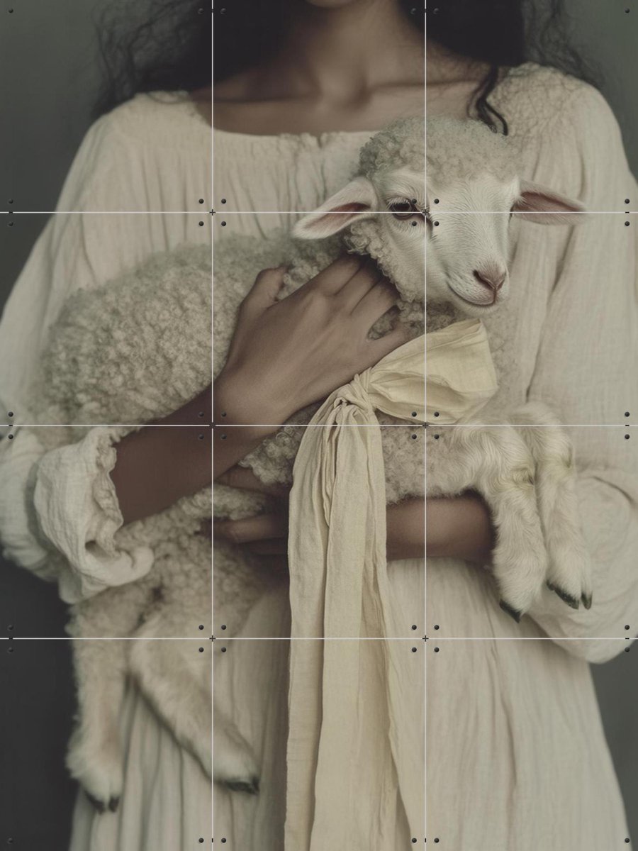 IXXI Maya, STUDIO HANNAH LEMHOLT - 60 x 80 cm - Gratis ophangtool - Grote wanddecoratie en posters - Naturalisme, Vintage, Fotografie, Woonkamer