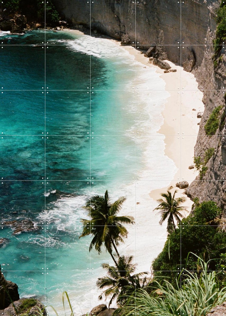 IXXI Nusa Penida, We Like Bali - 100 x 140 cm - Gratis ophangtool - Grote wanddecoratie en posters - Fotografie, Kleurrijk, Woonkamer, Slaapkamer