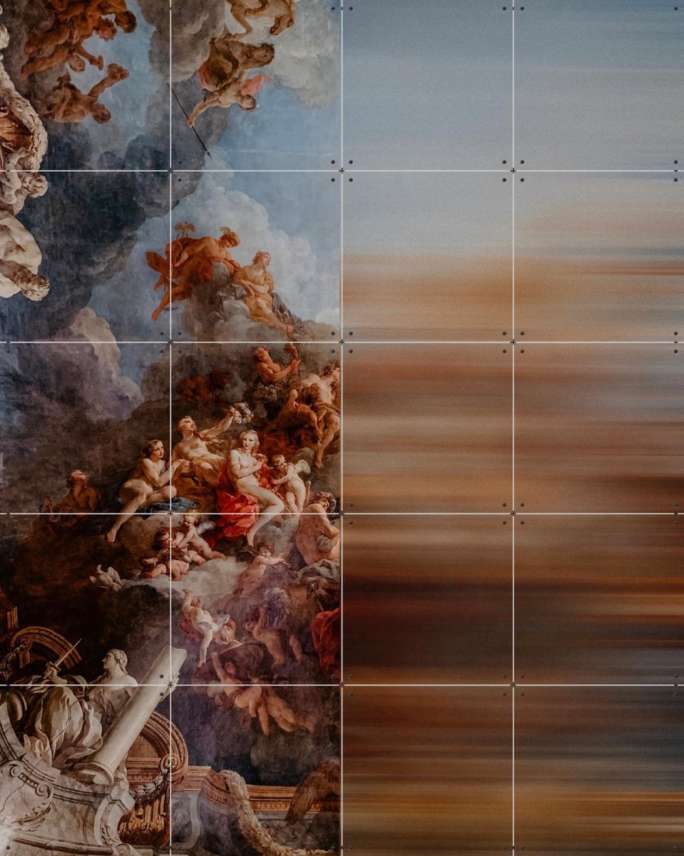 IXXI Glitched Renaissance, The New Classics - 80 x 100 cm - Gratis ophangtool - Grote wanddecoratie en posters - Klassiek, Gemengde Technieken