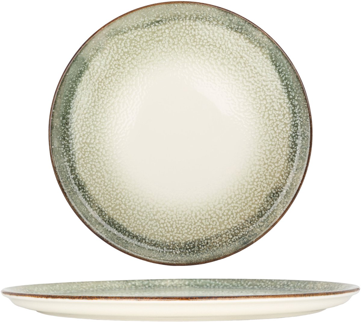 By Bone Pizzabord - Spazio - Porselein - 32 cm - set van 2