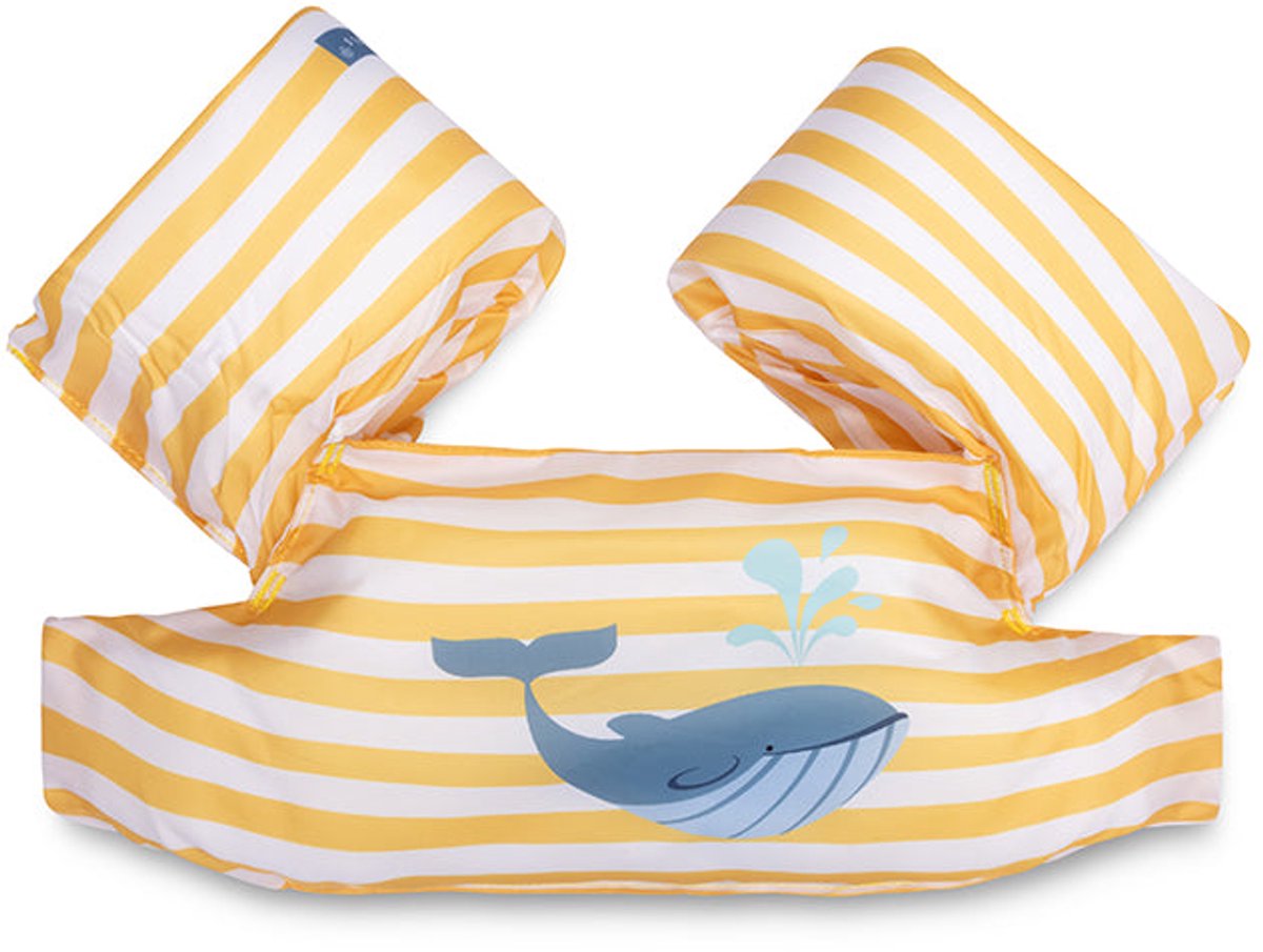 Swim Essentials Puddle Jumper - Geel/Wit - Whaley - 2/6 Jaar — afbeelding 5