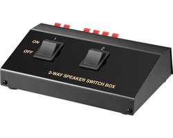 Goobay 60928 Commutateur audio Zwart
