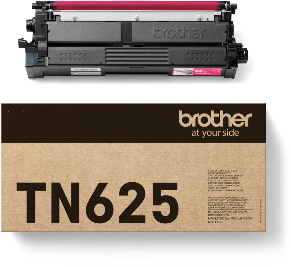 Brother TN-625M tonercartridge 1 stuk(s) Origineel Magenta