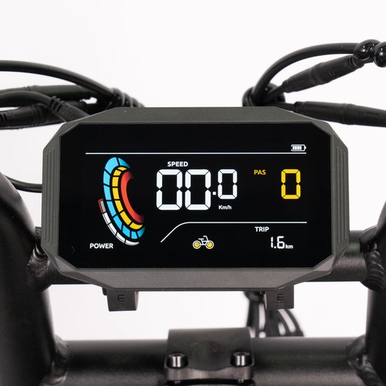 Vilolux Fatbike electrisch - Fatbike V20 Mini - NARDO GREY- Legaal - Rijklaar geleverd - 16 Inch - 2 Jaar garantie - Telefoontasje - Hydraulische remmen - 7 versnellingen Alarm van Vilolux — afbeelding 5