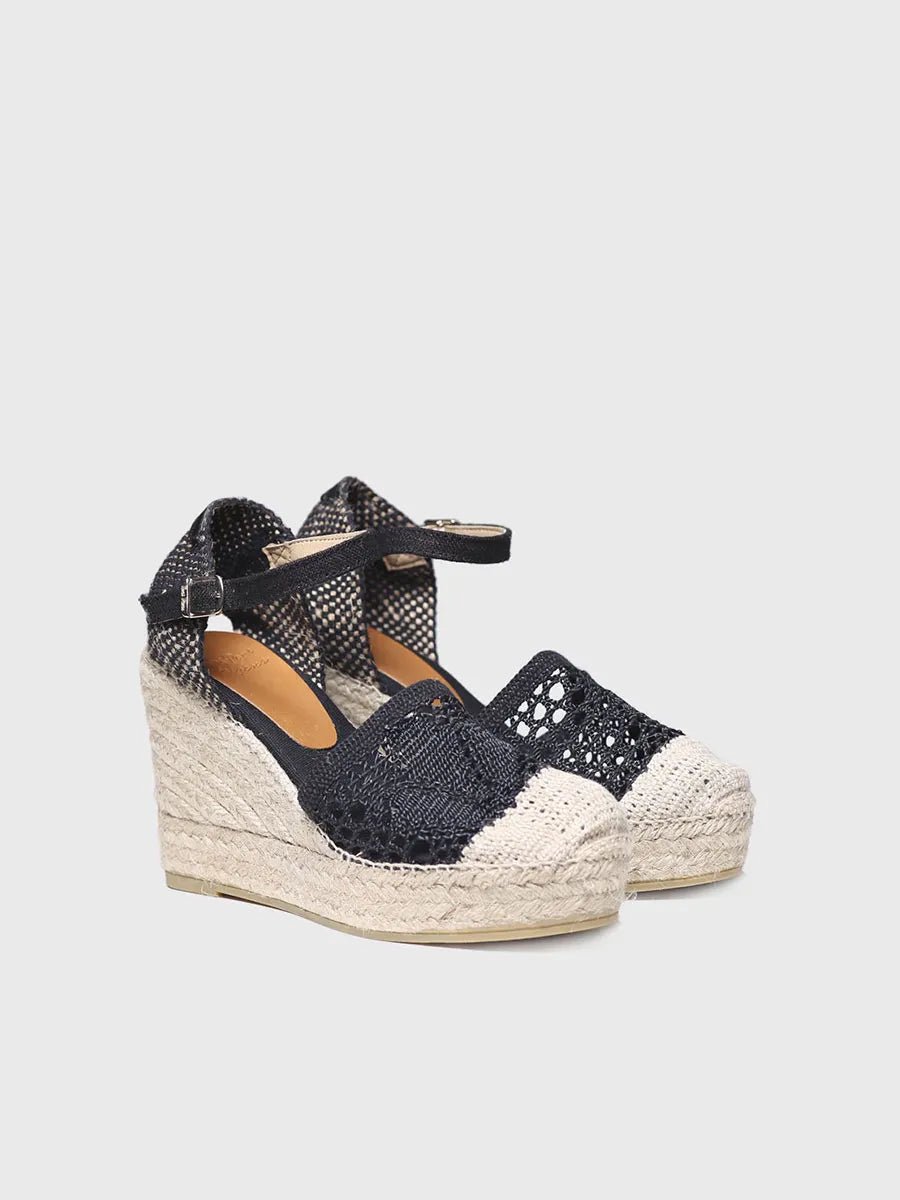 Espadrilles met hoge sleehak | MARIONA