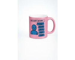 Grappige 'I'm Just an NPC' Mok – Humoristische Koffiemok voor Gamers, Meme Fans en Koffieliefhebbers