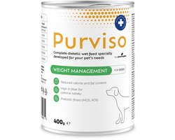 Purviso Veterinary Diet Weight Management Hondenvoer Blik 400g