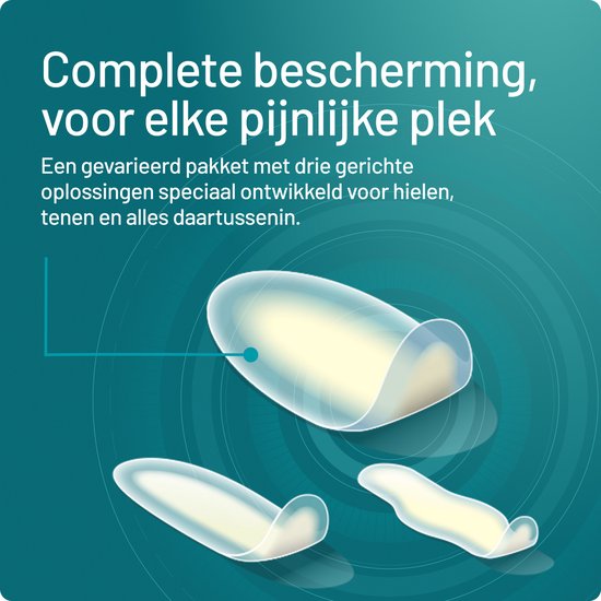 Compeed Blarenpleisters mixpack - blarenpleisters bieden directe pijnverlichting, snellere genezing - diverse groottes voor verschillende soorten blaren. - 10 stuks