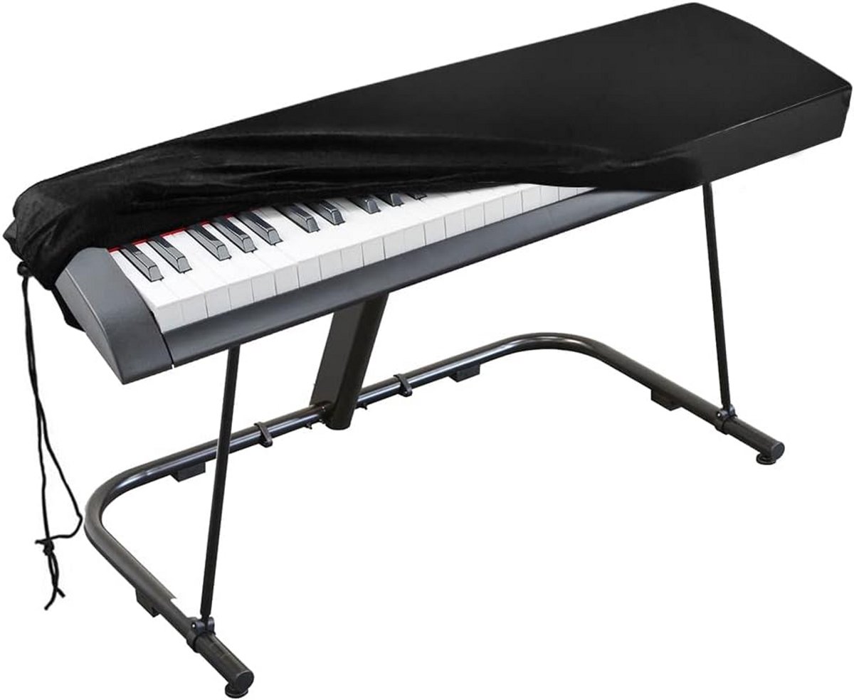 Elastische piano toetsenbord cover met verstelbaar koord voor 88 toetsen