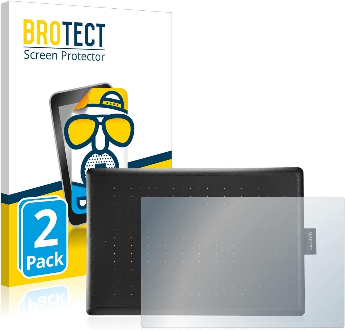 Anti-reflective Screen Protector for Wacom One Medium - 2 Pieces, Matte, Scratch Resistant
