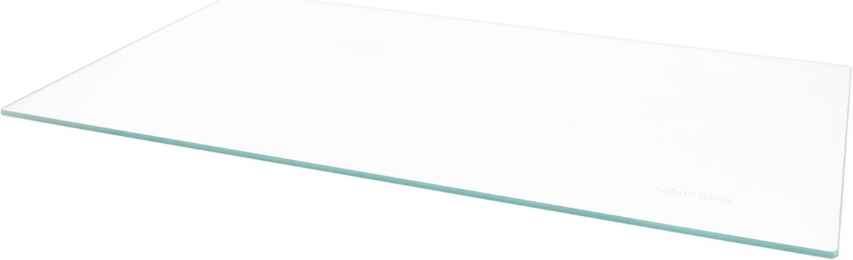 Universele Glazen Plank voor Koelkast en Vriezer (46.4 x 26.4 cm) - Vervangend Onderdeel