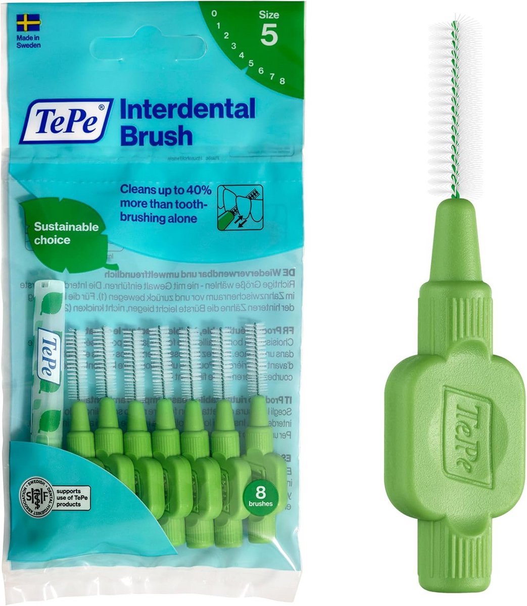 Interdentale ragers voor efficiënte tandreiniging en plakverwijdering - 0,8 mm/ISO 5