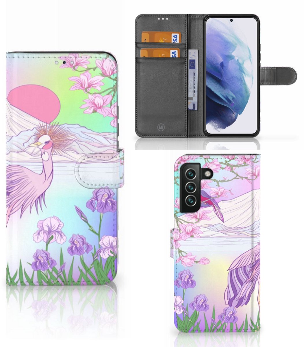 Samsung Galaxy S22 Plus Telefoonhoesje met Pasjes Bird