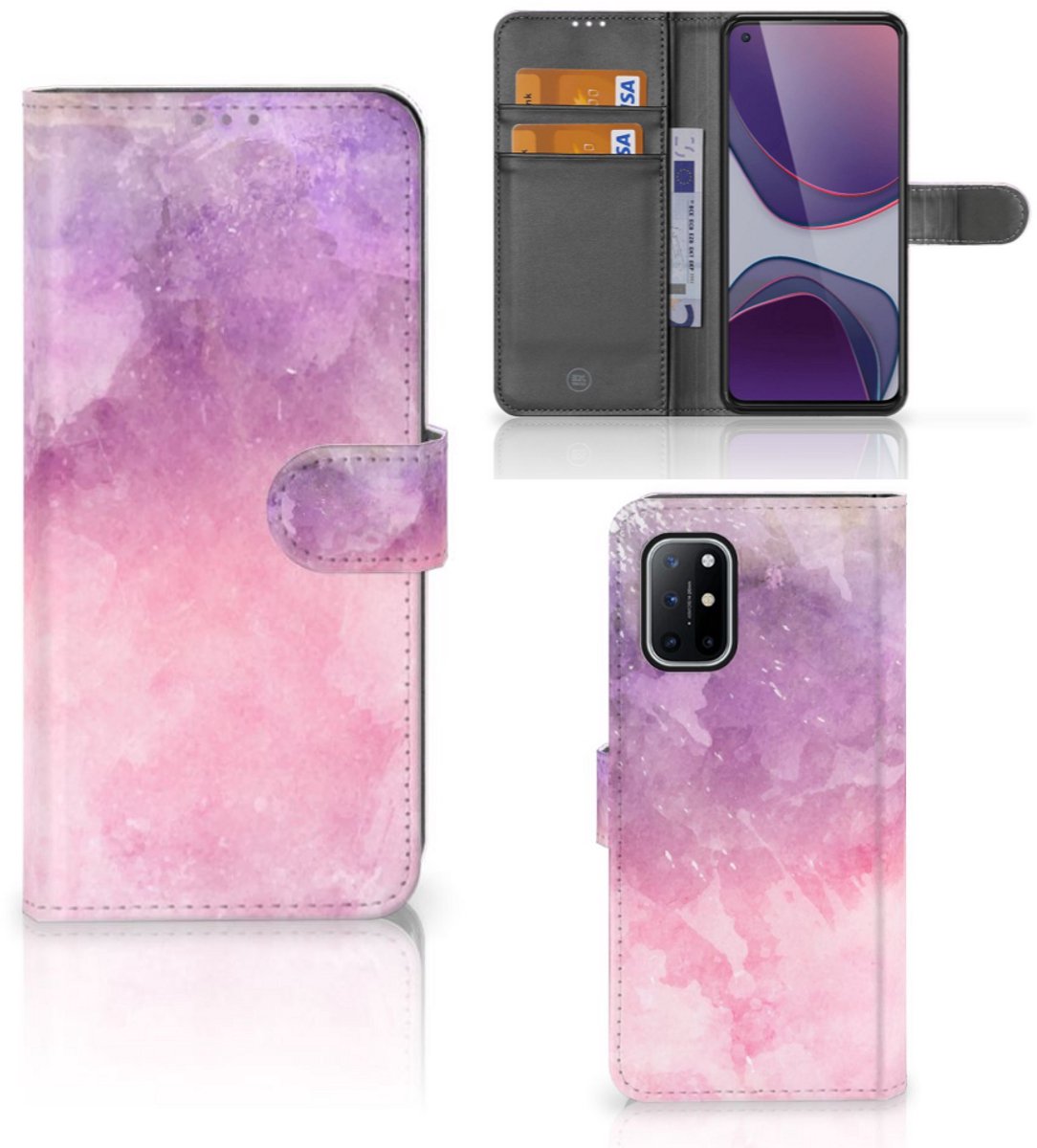 Hoesje OnePlus 8T Pink Purple Paint
