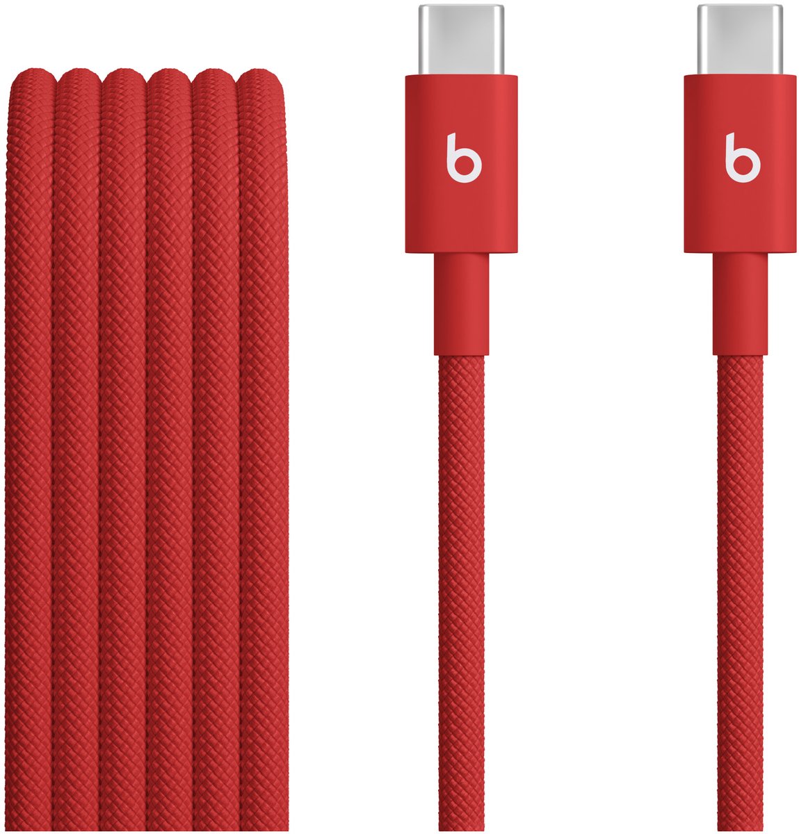Beats Geweven USB-C naar USB-C kabel 60W - 1,5 meter - Rapid Red