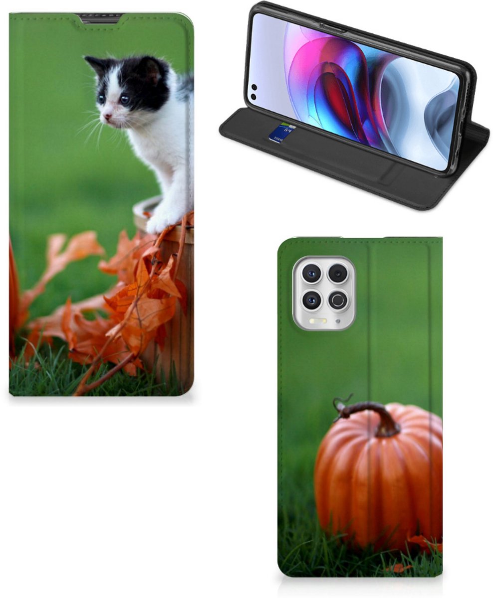 Motorola Moto G100 Hoesje maken Kitten