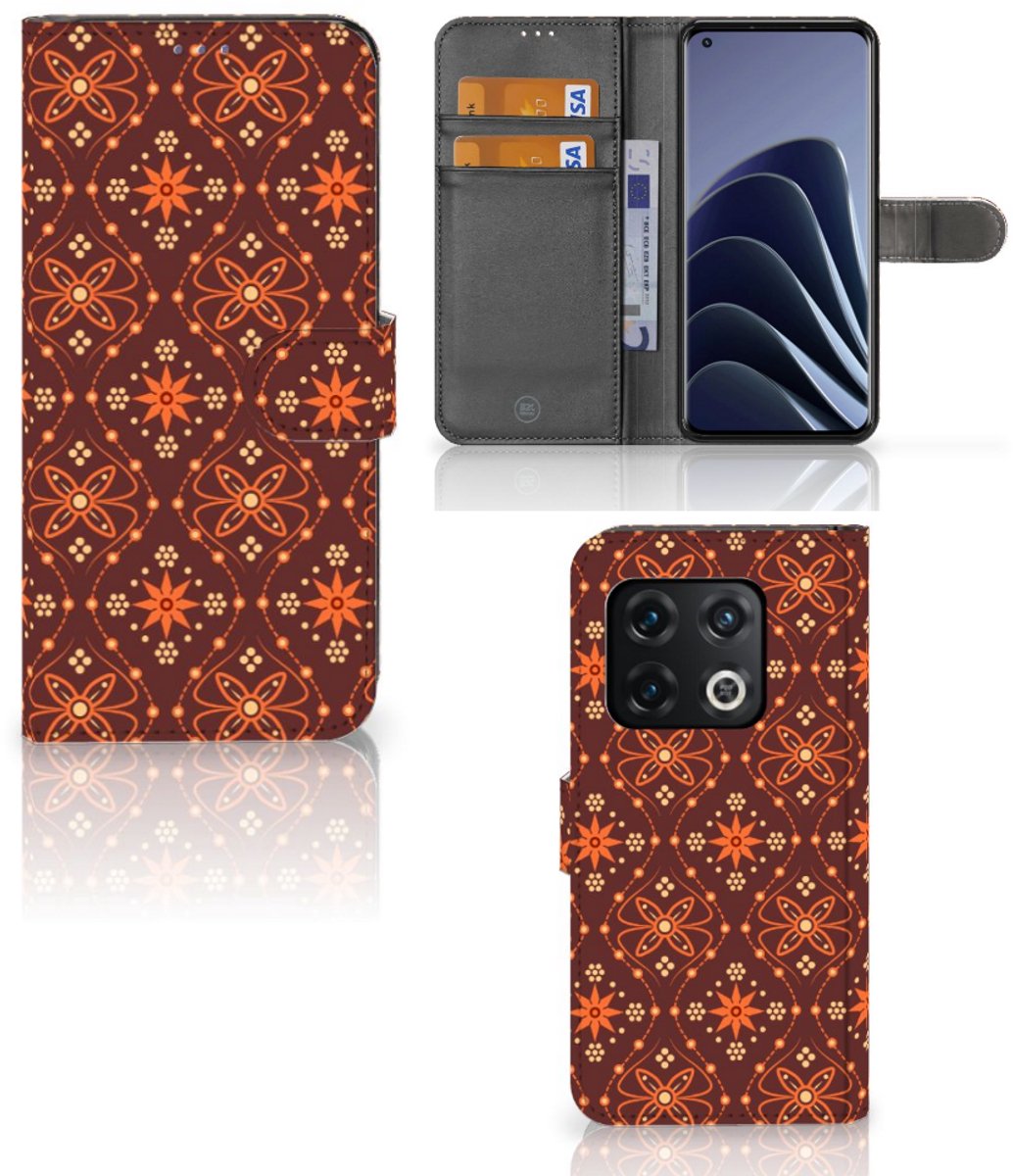 OnePlus 10 Pro Telefoon Hoesje Batik Brown