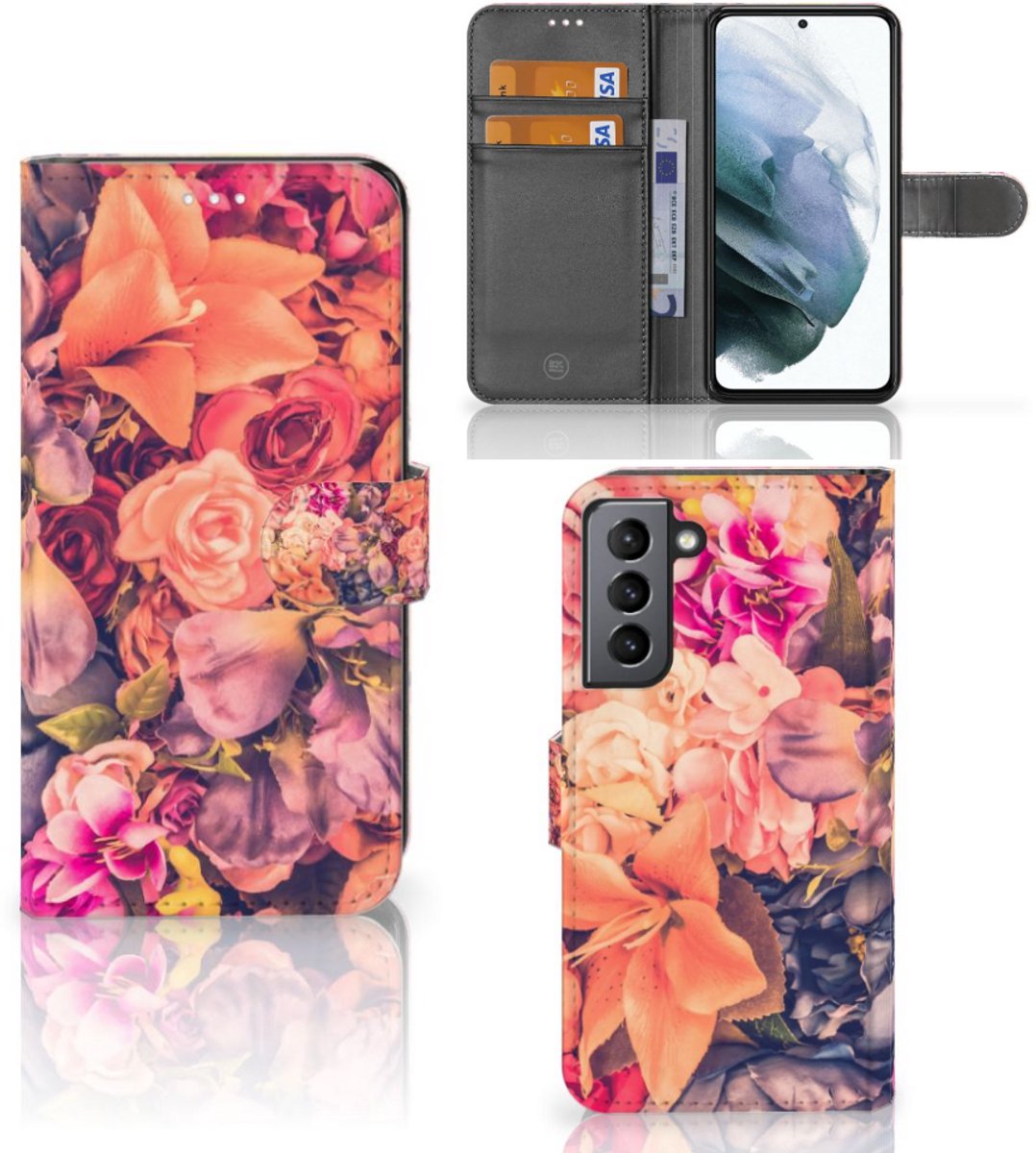 Samsung Galaxy S21 FE Hoesje Bosje Bloemen